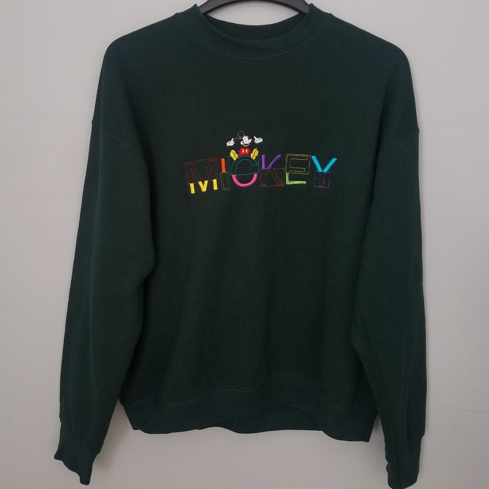 Mickey & Co Dark Green Embroidered Sweatshirt